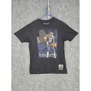 Mitchell & Ness Magic Johnson LA Lakers NBA Graphic T-Shirt Mens Sz L Basketball